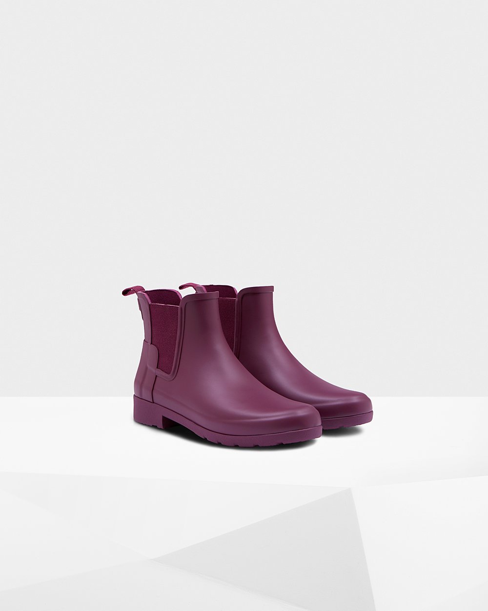 Women Hunter Refined Slim Fit | Chelsea Boots Purple | NZ-59713-KIQE